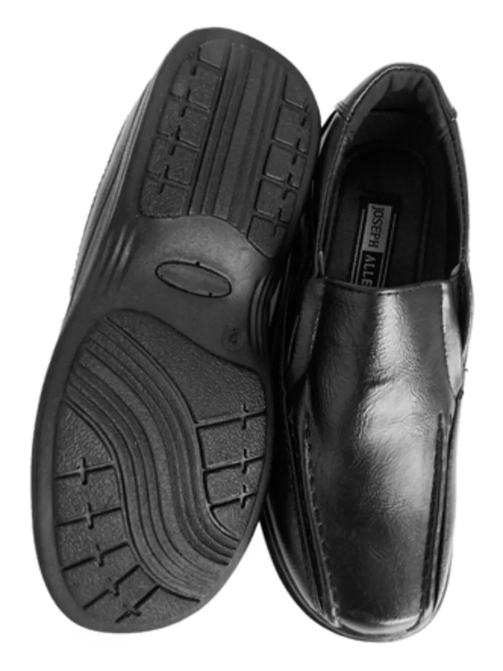 Back to School shoe JOSEPH ALLEN black slip on synthetic medium JA131 JUNIOR